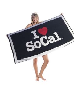 I Love SoCal Beach Towel