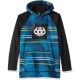 686 - Bonded Pullover Hoody Bluebird Stripes SM