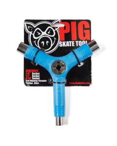 Pig Wheels - Skate Tool Blue